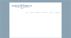 Desktop Screenshot of jamesdefurio.com