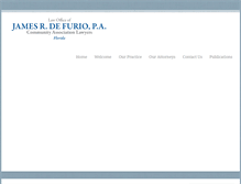 Tablet Screenshot of jamesdefurio.com